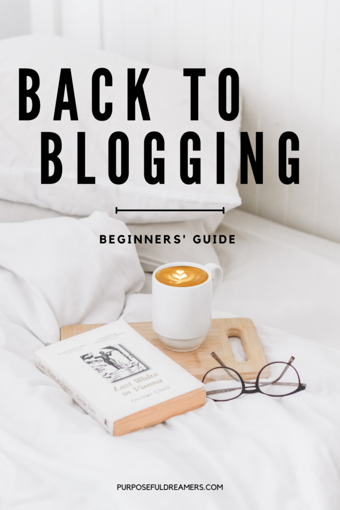 Back to Blogging - Beginners' Guide