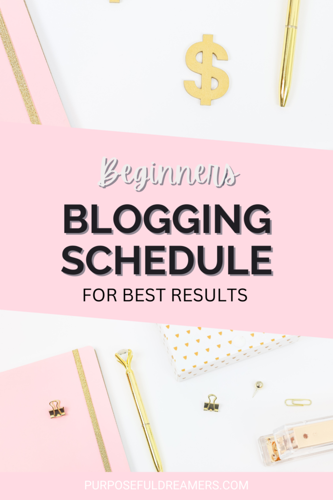 Beginners Blogging Schedule for best results