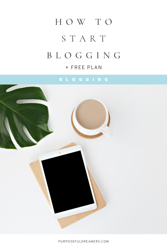 How to Start Blogging + Free Plan
