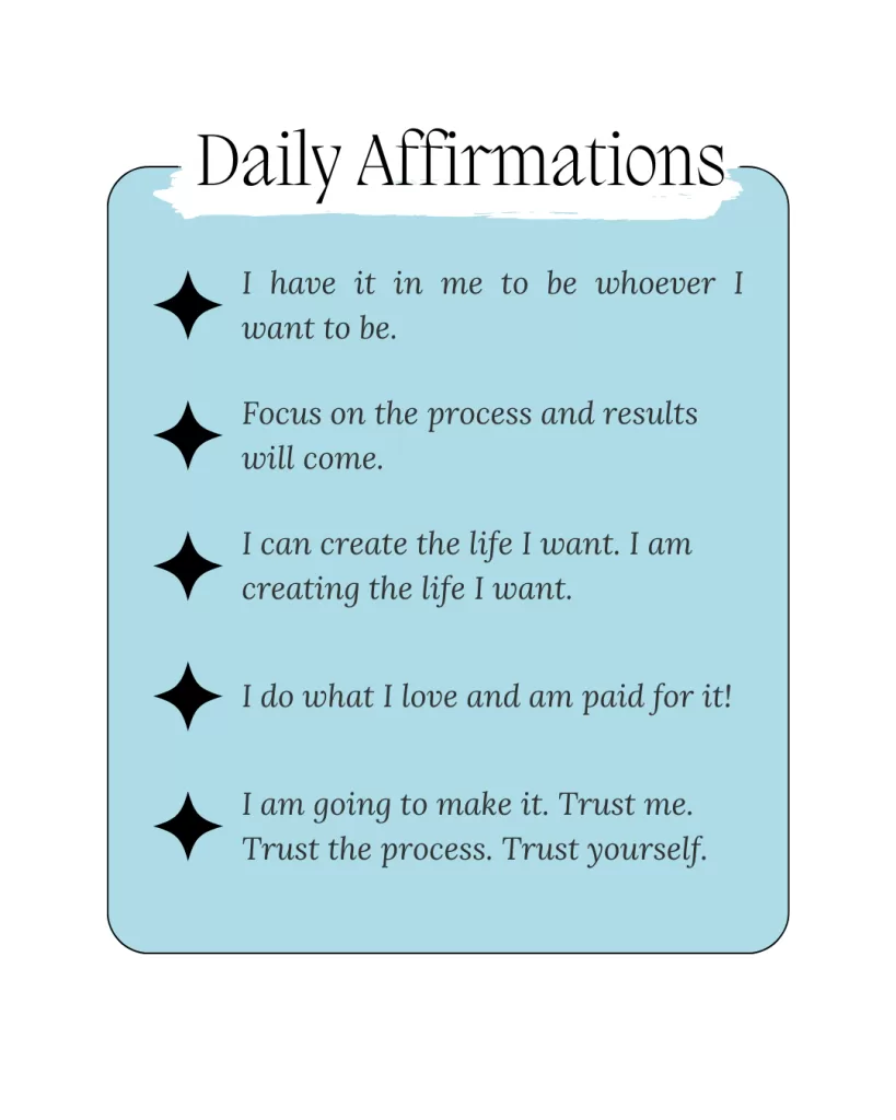 Daily Affirmations to Develop a Positive Mindset and Change Your Life