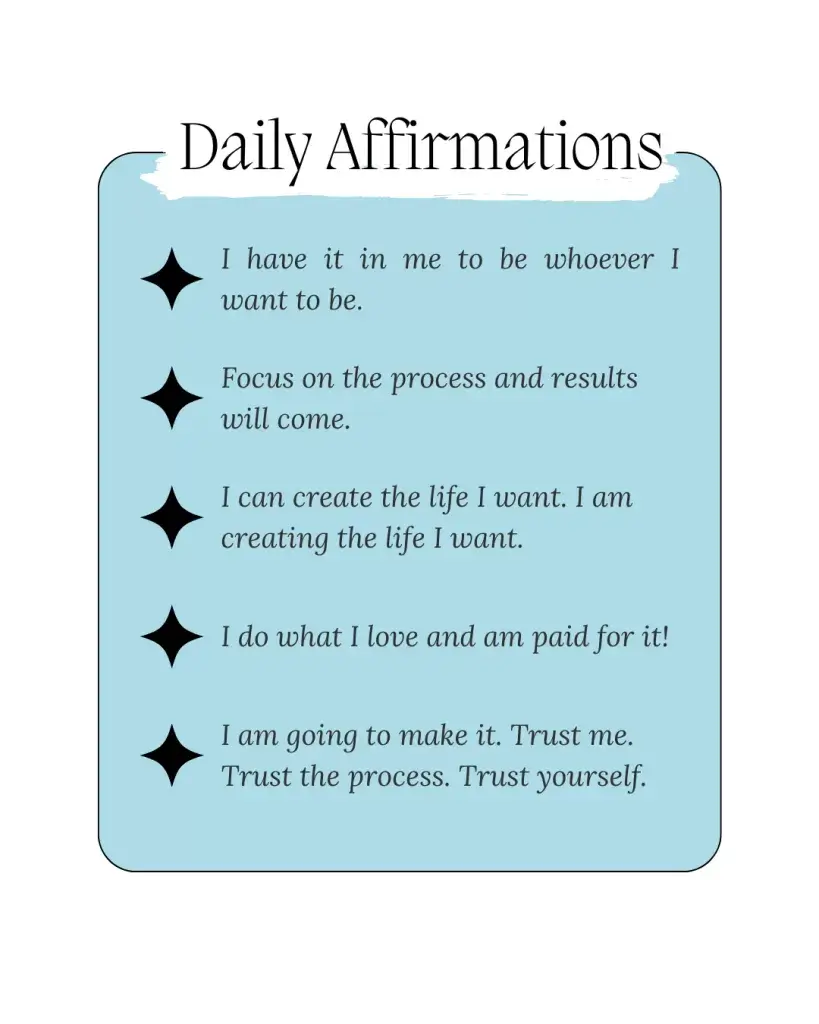 Positive Daily Affirmations