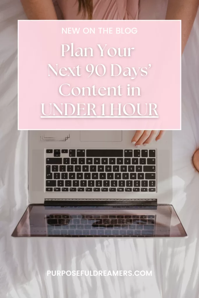 Plan Your Next 90 Days' Content in Under 1 Hour