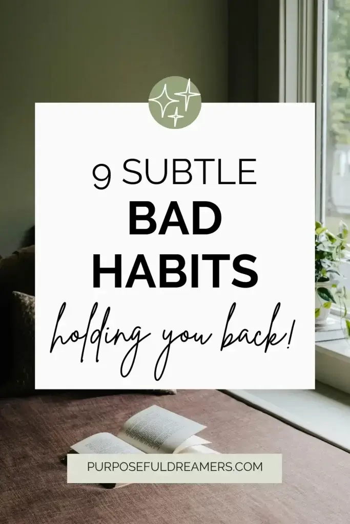 Bad Habits to Get Rid of