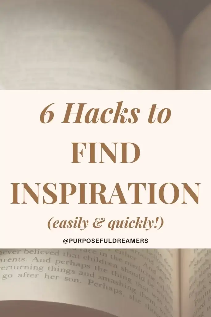 Hacks to Stop Feeling Uninspired