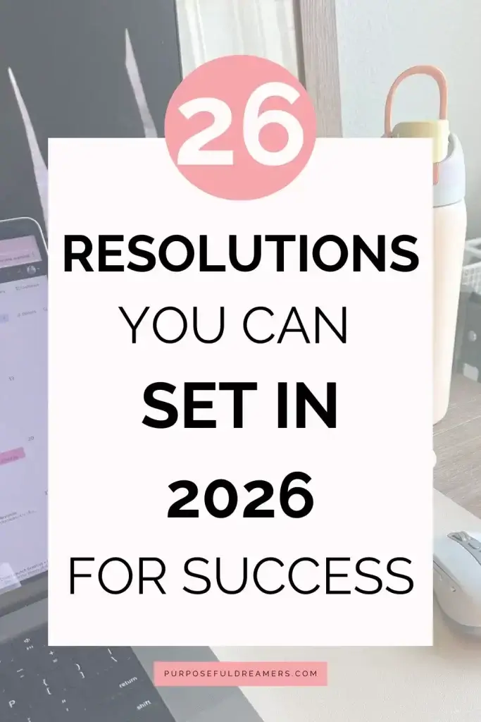 New Year's resolutions for success