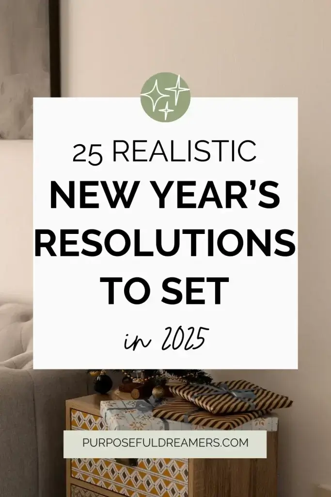 Realistic New Year's Resolutions