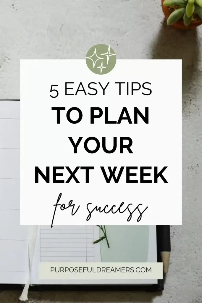 Easy Weekly Planning Routine