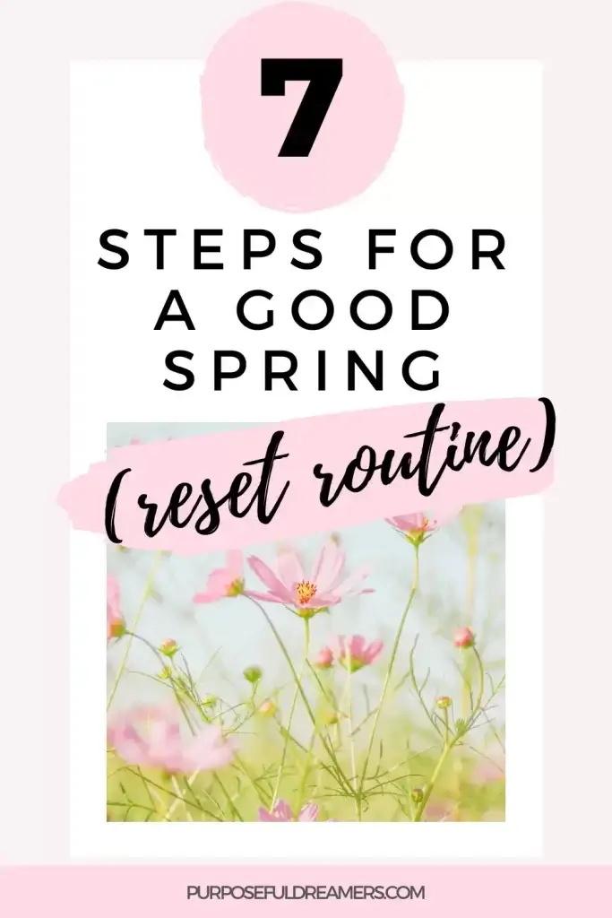 Steps for a Good Spring Reset Routine