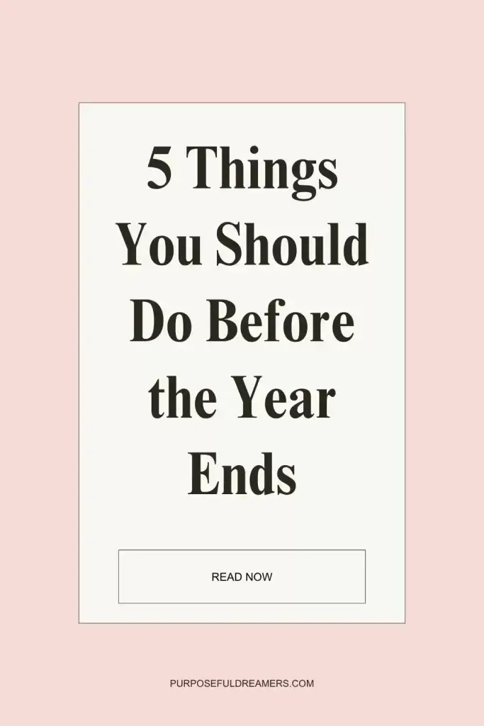 Finish the Year Strong